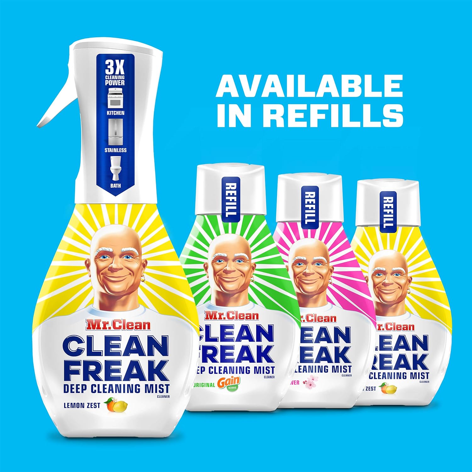 Mr. Clean All Purpose Cleaner, Clean Freak Deep Cleaning Surface Cleaner Spray - Ruhaa Store
